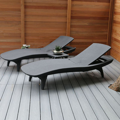 Piso de embarcación Teca sintética Decking personalizable y Composite de madera y plástico
