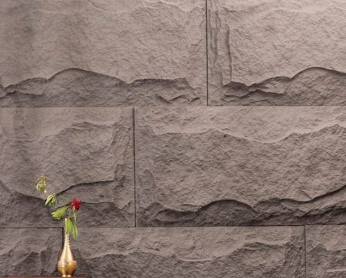 Moderno estilo de piedra ligera paneles de pared de piedra PU Faux paneles de revestimiento de piedra para la decoración de paredes