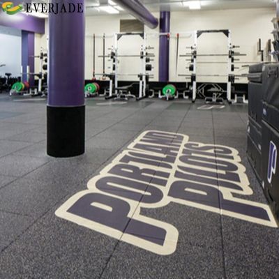 Personaliza el tapete de suelo del gimnasio con 85% de granulados SBR 15% de granulados EPDM de varios grosores
