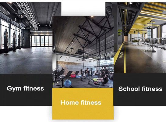 Personaliza el tapete de suelo del gimnasio con 85% de granulados SBR 15% de granulados EPDM de varios grosores