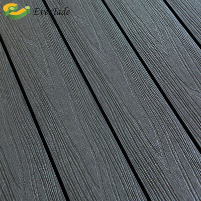 El teca de Bullnose Pvc 2x4 3d Liquidatores de madera de madera de plástico compuesto Decking 100%pvc 22mm CE