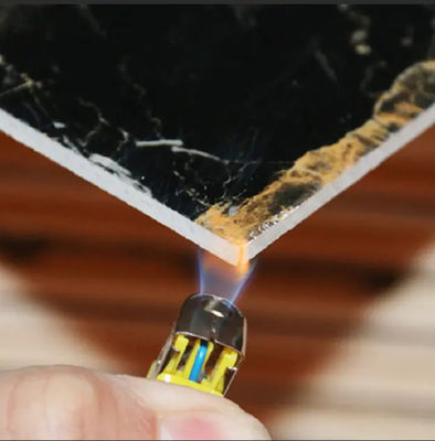 Hoja de mármol multicolor para pisos, paredes de ducha y encimeras de escritorio de fácil limpieza