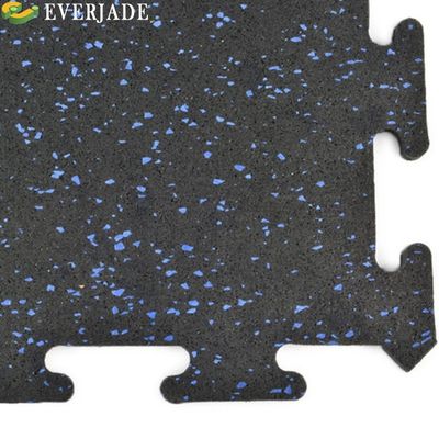 Colores personalizados Fitness Interlock piso de alfombra Solución total para el piso de gimnasio Interlock