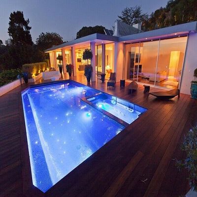Planchas de cubierta de piscinas de agua con luz solar para su país