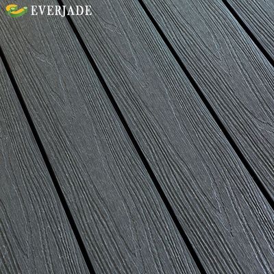 Decking compuesto de superficie de madera en relieve respetuosa con el medio ambiente para jardines y patios