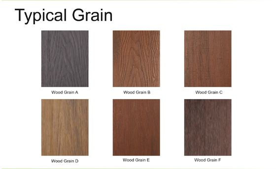 Decking de madera y plástico compuesto para jardín de paisajismo Densidad 1,3%-1,4%