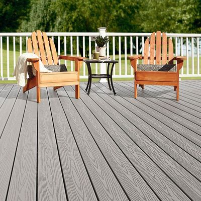 Decking de madera y plástico compuesto para jardín de paisajismo Densidad 1,3%-1,4%