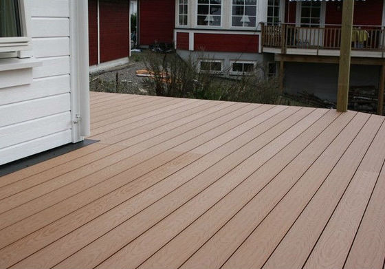 Techo exterior impermeable Patio Techo de madera de plástico compuesto suelo exterior
