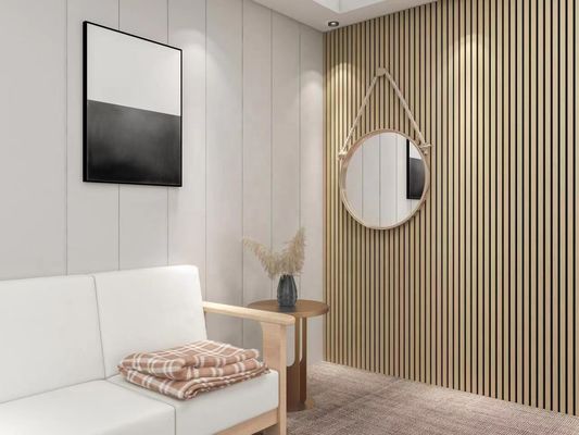 Home Office Paneles de pared de aislamiento acústico con fibra de poliéster MDF PET y servicio postventa