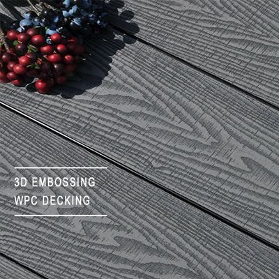 10,3%-1,4% Densidad de cubierta rápida Tejas de cubierta exterior de madera compuesta en blanco de humo islandés