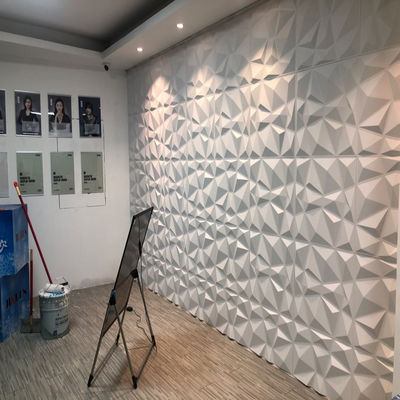 Luxury Living Room TV Background 500mm*50mm Panel de pared 3D de PVC con diseño moderno