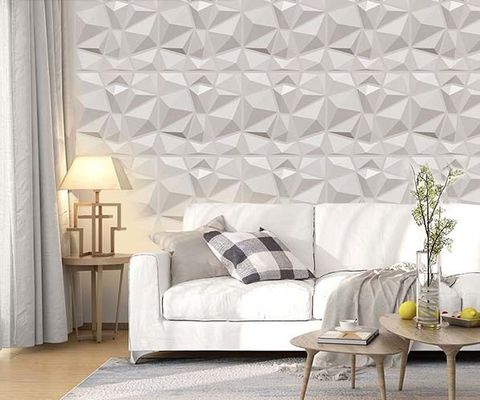 2023 Panel de pared 3D de PVC de alto brillo para sala de estar de lujo TV de fondo en Direct