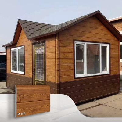 Hojas de aluminio y fibra de vidrio para decoración exterior
