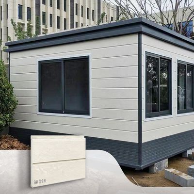 Hojas de aluminio y fibra de vidrio para decoración exterior